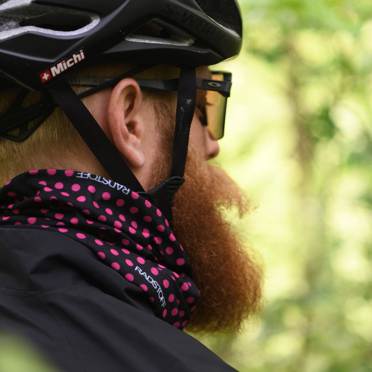 multifunktionstuch unter fahrradhelm Radstoff Team-Multifunktionstuch