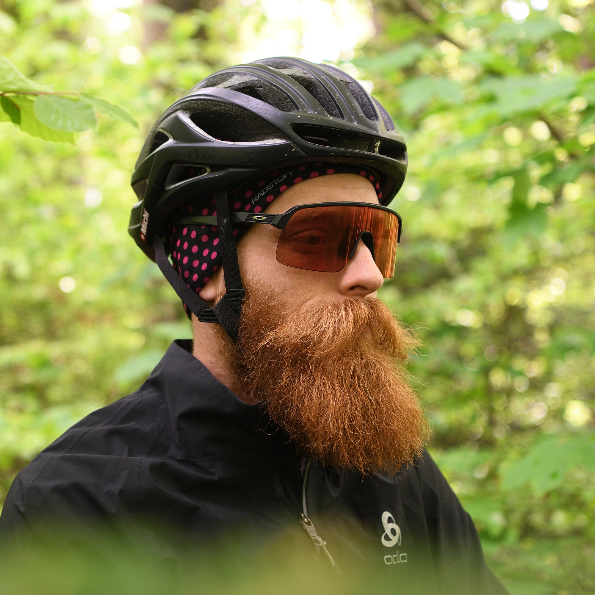 multifunktionstuch unter fahrradhelm Radstoff Team-Multifunktionstuch – www.radstoff.ch